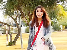 Girl Playing At The Park