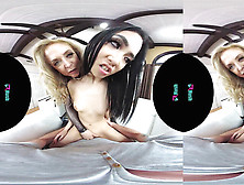 Vrhush Naughty 3Some With Nina Hartley And Eva Yi In Virtual Reality