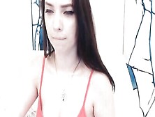 Brunette Will Use A Big Dildo For Her Webcam Masturbation Show