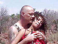 Extreme Wild Outdoor Threesome Safari Fuck Orgy With A Hot Chocolade Babe