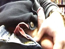 Edging My Thick Cock While At Work - Risky Public Masturbation