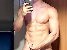 Blond Muscle Dick Solo