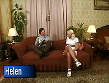 Slut In White Platforms Gangbang Helen