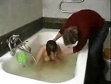 Krista Takes A Bath