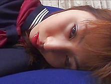 Cute School Girl Kanako Enoki Vibrator Pleasures