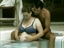 Pregnant Amateur Slut Gives Blowjob And Titjob