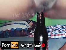 Sri Lankan Cute Ex-Wife Having Fun By Inserting A Beer Bottle To Her Vagina බියර් බෝතලෙන් ගත්තු සැපක්
