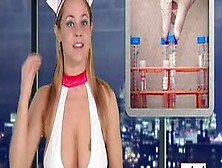 Raya Miller Naked News - Health Watch Segment