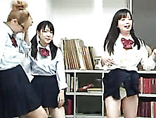 Flirty Japanese Schoolgirl Seduces Male Classmate With Help From Her Friends