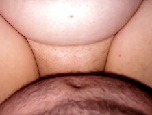Chubby Wife With Fat Pussy Painted With Cum