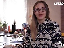 Brunette Selvaggia Fingers & Toys Her Twat To Reach Orgasm After Interview - Letsdoeit
