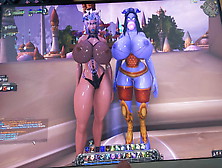 Cum Tribute For The Bitches Arodeth And Anthins Hot Draenei