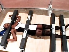 Hot Ebony Gets Tied Up And Gagged In Bdsm Video