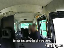 Busty Black Haired Passenger Devastated By The Driver