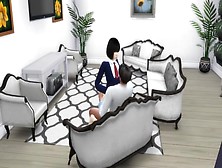 Yuuri Is Daddy's Slut : After School Sex In Living Room (Sims4)