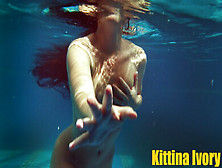 Kittina Ivory Undresses In The Swimming Pool