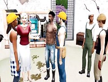 Rich Lady Deals With Construction Workers (Promo) | The Sims/