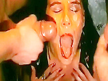 Cumdoll Gets Drowned In Facials