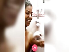 Trichy College Chick Showing Her Hooters Inside Tape Call (Part:6)