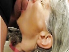 Nice-Looking Grandma Taking Shlong In Throat And Gulp Cum