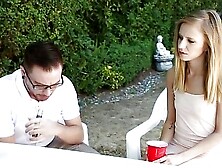 Horny Teen Rachel James Tries Outdoor Sex