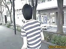 Japanese Teen Jerks Off