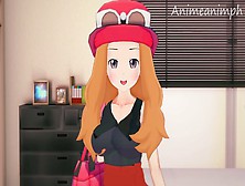 Pokemon Trainer Serena Anime 3D Uncensored