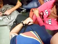 Woman Touch Dick In Bus. Mp4