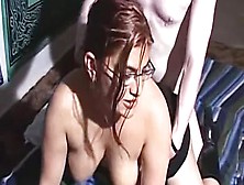 Nerdy Redhead Babe Maria Gets Her Horny Pussy Licked And Fucked Outdoor