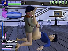 Sex At The Disco.  I Persuade Skanks To Anal | Porno Game 3D,  Bonetown