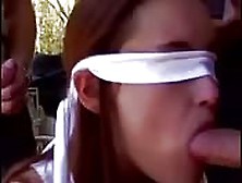 Young Girl Blindfolded And Gangbanged