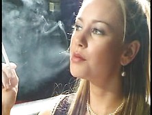 Laura Smoking.