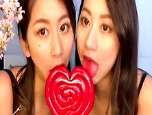Japanese Twins Lollipop Sucking Asmr