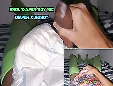 Abdl Diaper Boy Big Diaper Cumshot