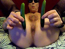 Sexy Logan Male Stripper Sucks & Fucks Cucumbers Spit Roast