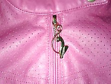 Hot Pink Baby Phat Leather Jacket