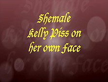 Shemale Piss On Her Own Face