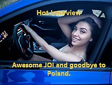 Sharp Joi From Swallowing Dong Or The Way Goddess Gypsy Queen Says Goodbye To Poland !!!