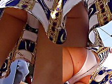 Fantastic Upskirt Closeup Clip