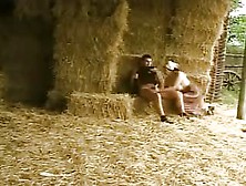 Large-Titted Babe Is Insanely Hammered By This Throbbing Boner In The Farm Building