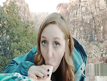 Young Couple Fuck On Public Nature Trail - Horny Hiking - Outdoor Sex Pov