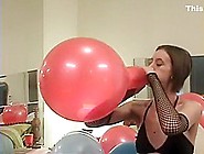 Nevah Blows To Pop Balloons,  Some Difficulty Is Had!