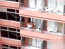 Hardcore Sex On The Balcony