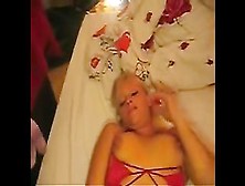 Hot Blonde Gets Fucked In Lingerie