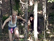 Hd- Nadia White Gets Face Fucked Hard Int The Woods By Don Whoe
