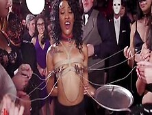 Interracial Ass To Mouth Bdsm Sex At Orgy Party