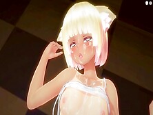 [3D Hentai] 褐色猫コスプレ彼女とラブラブセックスPart2♥