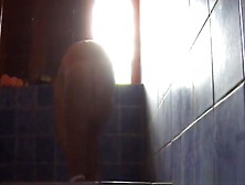 Skinny Amateur Girl Caught Taking A Shower On Camera