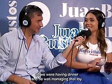 The Sexy Rebecca Has A Delicious Big Tits And Likes To Be Naked In Live Shows | Juan Bustos Podcast
