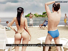 Dobermans Diana Episode 03 Tasty Intense Culiada On The Beach Unfaithful Whore Cum In Her Pussy With Huge Monster Cock